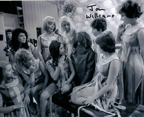 JAN WILLIAMS - Guardian in The Ark - Doctor Who - hand signed 10 x 8 photo