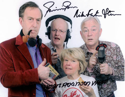 PHILiP POPE, HELEN ATKINSON WOOD & MICHAEL FENTON- STEVENS - Radioactive - triple hand signed 10 x 8 photo