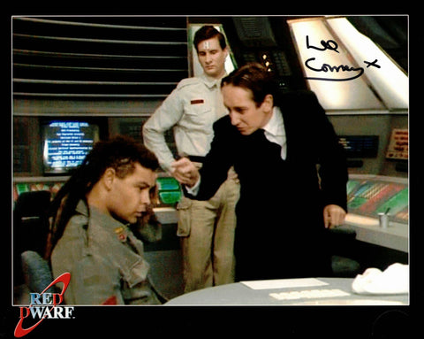 LEE CORNES -Paranoia in Red Dwarf - Confidence and Paranoia - hand signed 10 x 8 photo