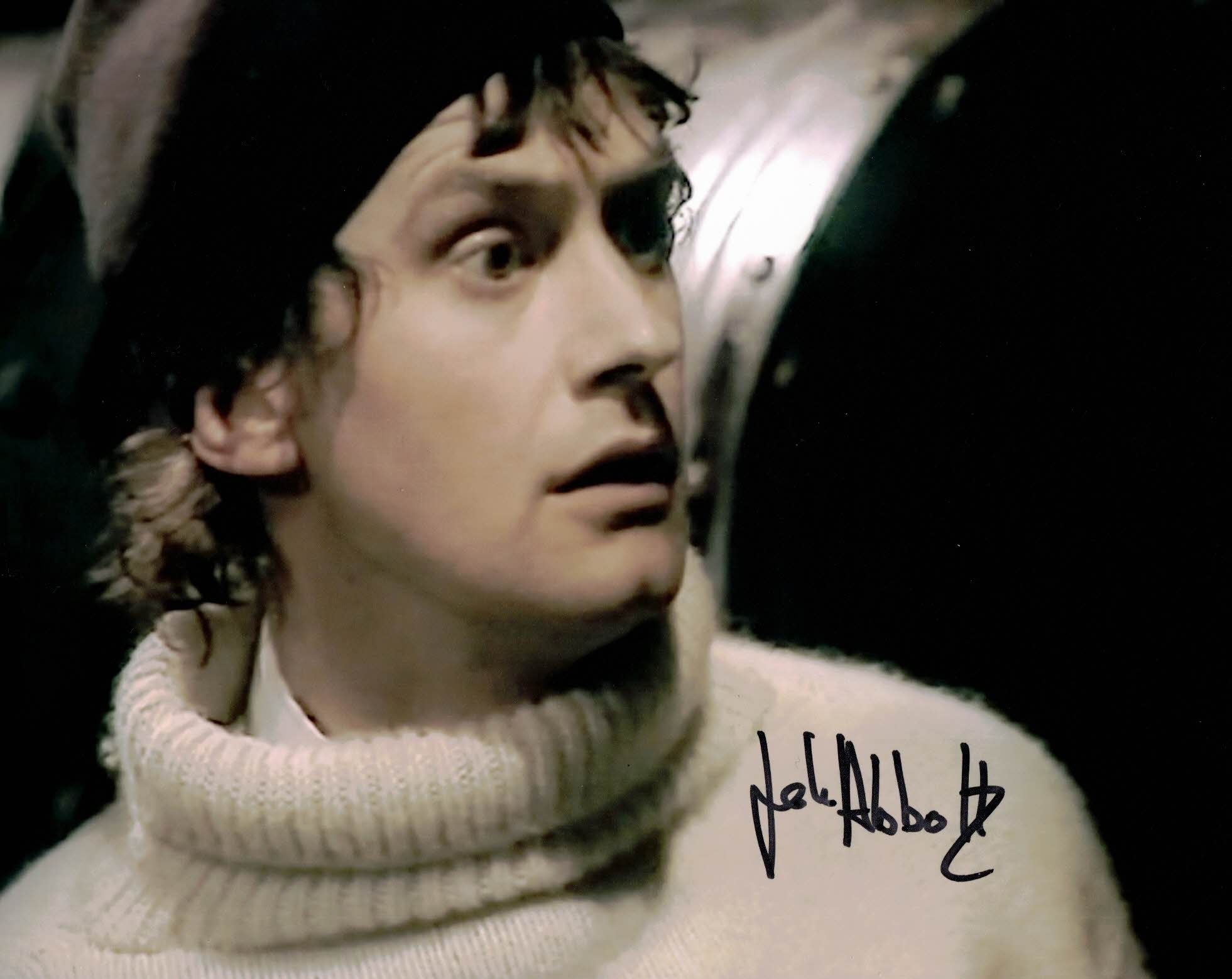 JOHN ABBOTT - Vince in Doctor Who - Horror of Fangrock hand signed 10 x 8 photo