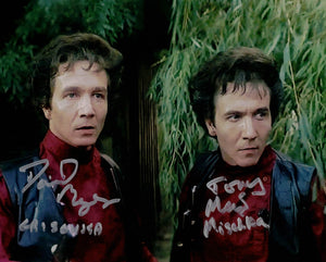 David and Tony Meyer Grischka and Mischka in James Bond Octopussy hand signed photo x 2