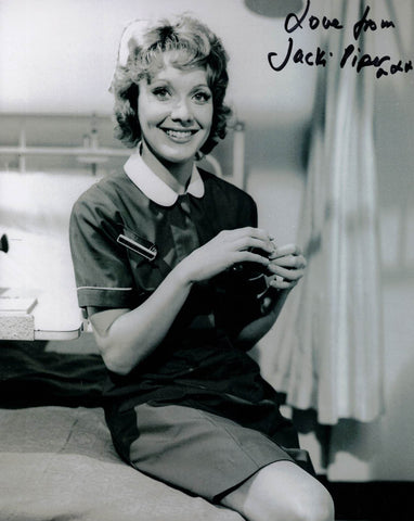 JACKI PIPER - Matron in Carry on Matron - hand signed 10 x 8 photo