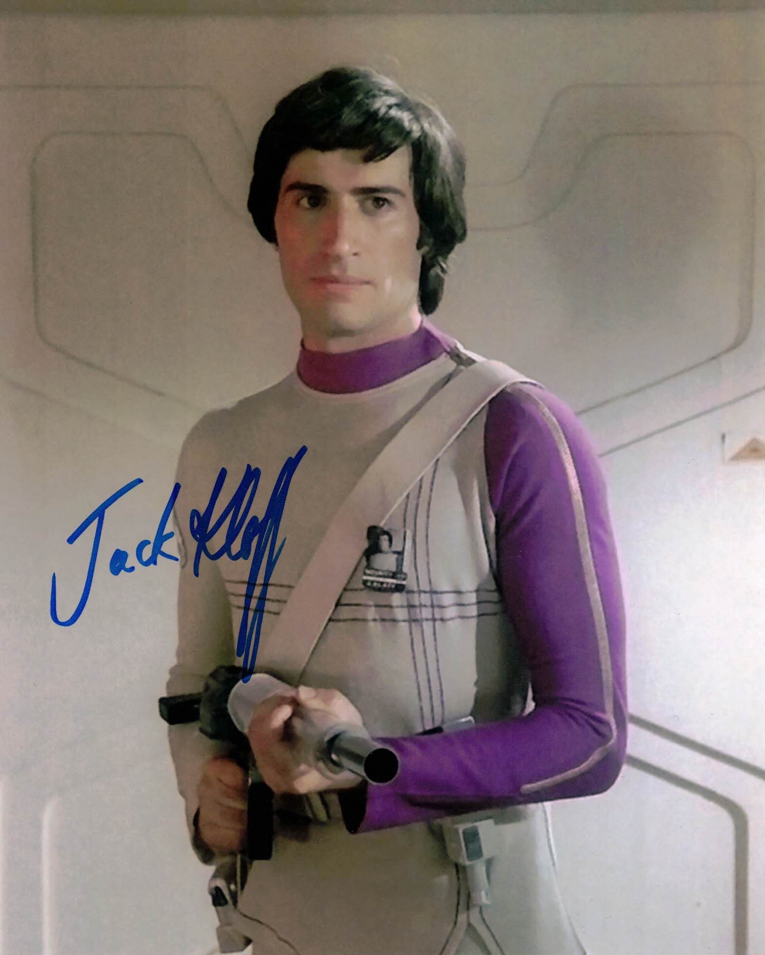 JACK KLAFF - Security Guard - Seed of Destruction Space 1999 hand signed 10 x 8 photo