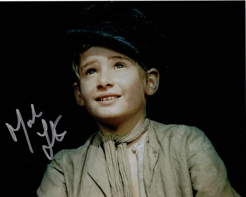 MARK LESTER - Oliver in Oliver (1968) hand signed 10 x 8 photo