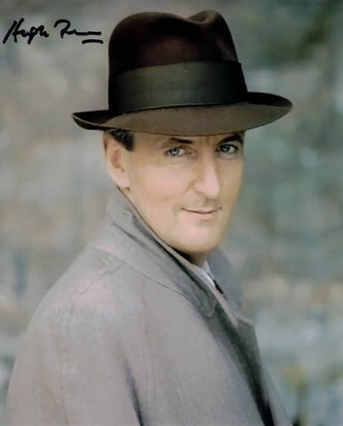 HUGH FRASER - Hastings in Poirot hand signed 10 x 8 photo