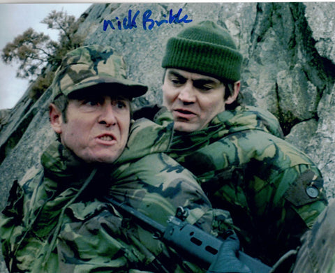 NICHOLAS BRIMBLE  - Trooper Williamson in Who Dares Wins -hand signed 10 x 8 photo