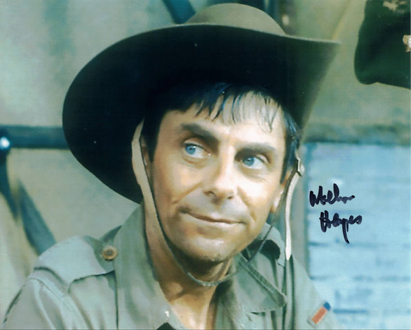MELVYN HAYES  - Gloria Beaumont in It Ain't Half Hot Mum - hand signed 10 x 8 photo