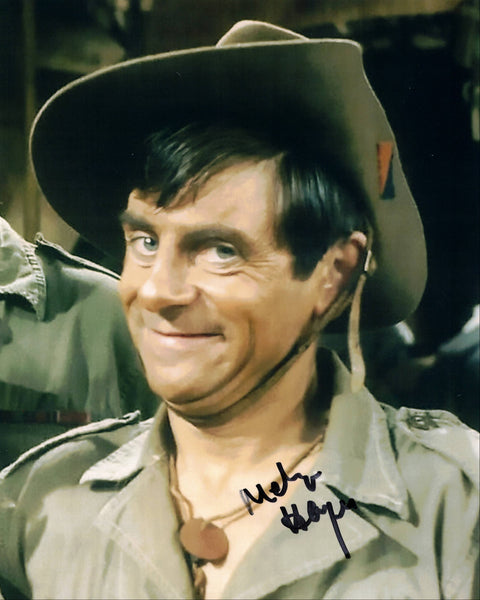 MELVYN HAYES  - Gloria Beaumont in It Ain't Half Hot Mum - hand signed 10 x 8 photo