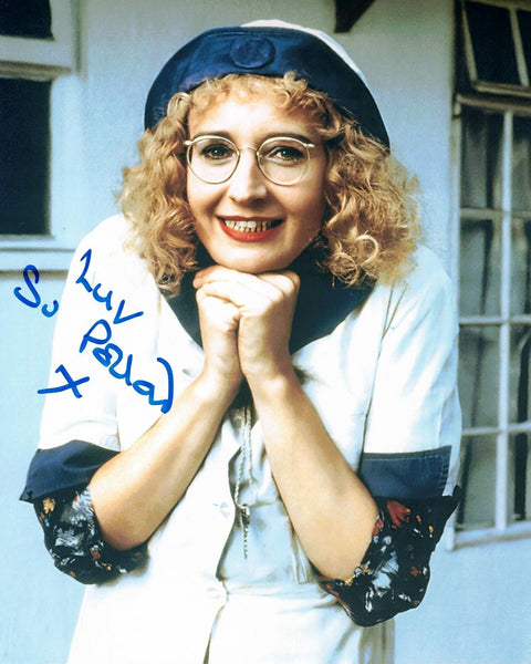 SU POLLARD - Peggy in Hi De Hi -  hand signed 10 x 8 photo
