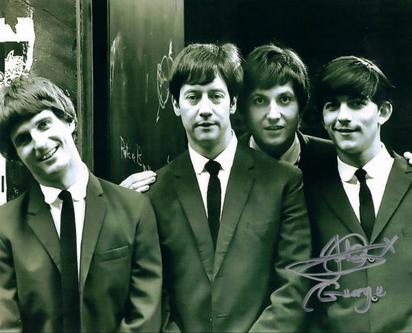 JOHN ALTMAN - George Harrison in Birth Of The Beatles -  hand signed 10 x 8 photo