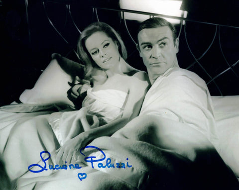 LUCIANA PALUZZI - Fiona Volpe in James Bond - Thunderball - hand signed 10 x 8 photo
