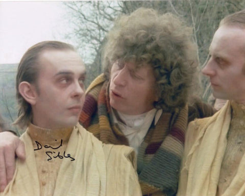 DAVID SIBLEY - Pralix in Doctor Who - The Pirate Planet signed 10 x 8 photo