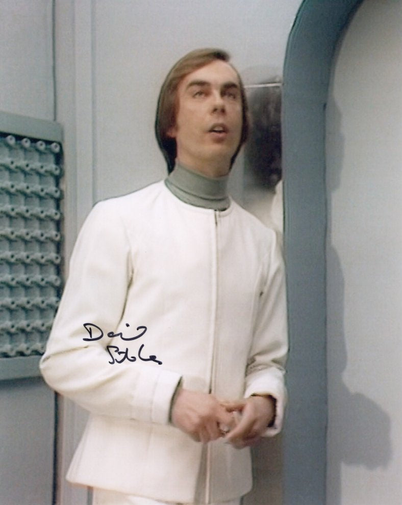 DAVID SIBLEY - Commentator in Death Watch - Blake's 7- The Pirate Planet signed 10 x 8 photo
