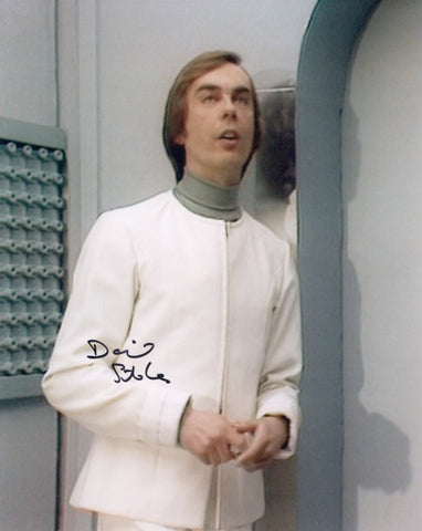 DAVID SIBLEY - Commentator in Death Watch - Blake's 7- The Pirate Planet signed 10 x 8 photo