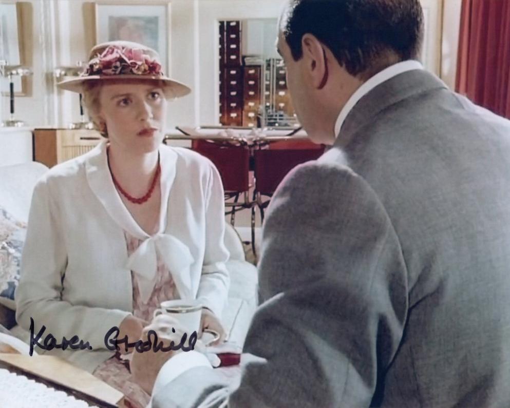 KAREN GLEDHILL - Gladys Neville in Poirot - hand signed 10 x 8 photo