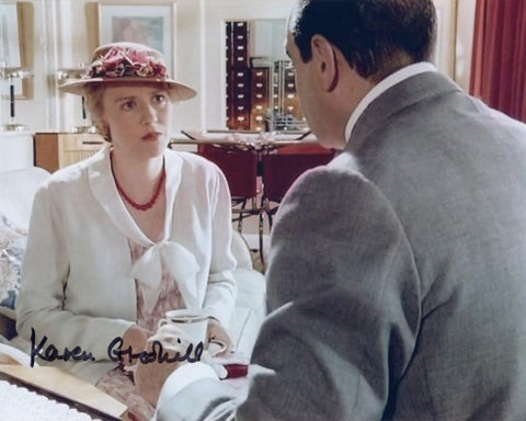 KAREN GLEDHILL - Gladys Neville in Poirot - hand signed 10 x 8 photo