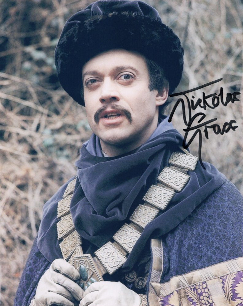 NICKOLAS GRACE - the Sheriff in Robin of Sherwood- hand signed 10 x 8 photo