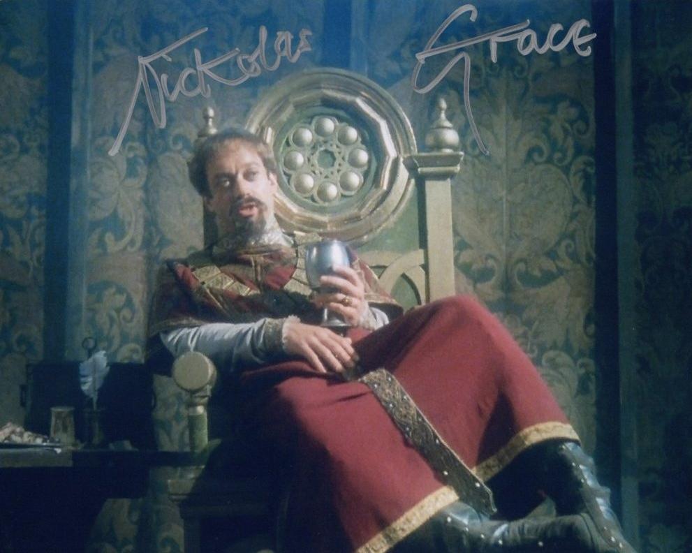 NICKOLAS GRACE - the Sheriff in Robin of Sherwood- hand signed 10 x 8 photo
