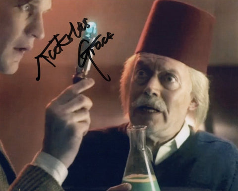 NICKOLAS GRACE - Einstein in Doctor Who - Death Is The Only Answer- hand signed 10 x 8 photo