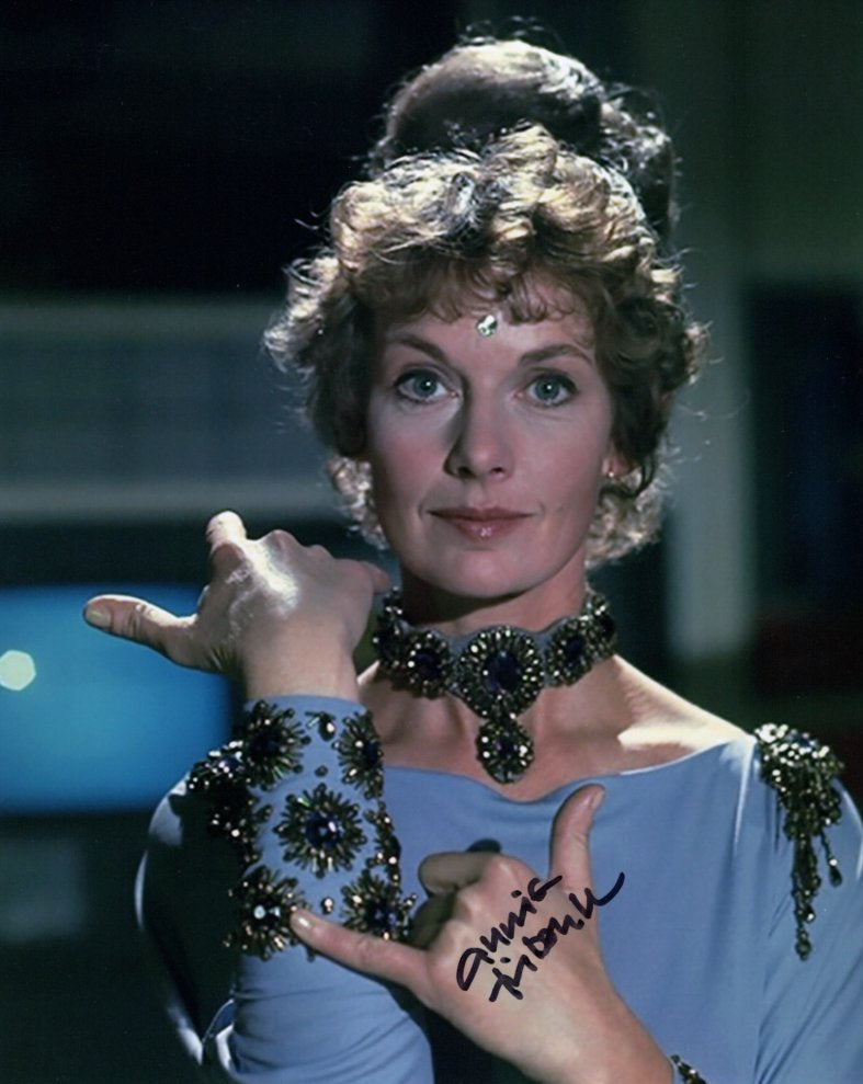 ANN FIRBANK- Consul Varda in Space 1999 - The Dorcons - hand signed 10 x 8 photo