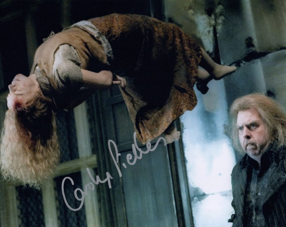 CAROLYN PICKLES - Charity Burbage in Harry Potter - hand signed 10 x 8 photo