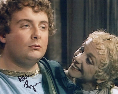 CHRISTOPHER BIGGINS - Nero in I Claudius - hand signed 10 x 8 photo