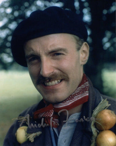 NICHOLAS FRANKAU - FO Carstairs in Allo, Allo - hand signed 10 x 8 photo