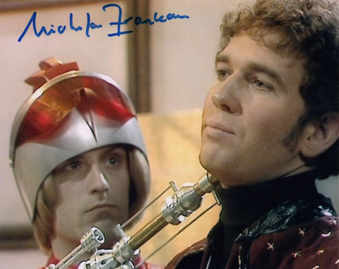 NICHOLAS FRANKAU - Guard in Terminal - Blake's 7- hand signed 10 x 8 photo