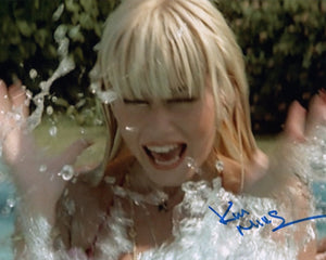 KIM MILLS - Pool Girl in  James Bond - For Your Eyes Only hand signed 10 x 8 photo