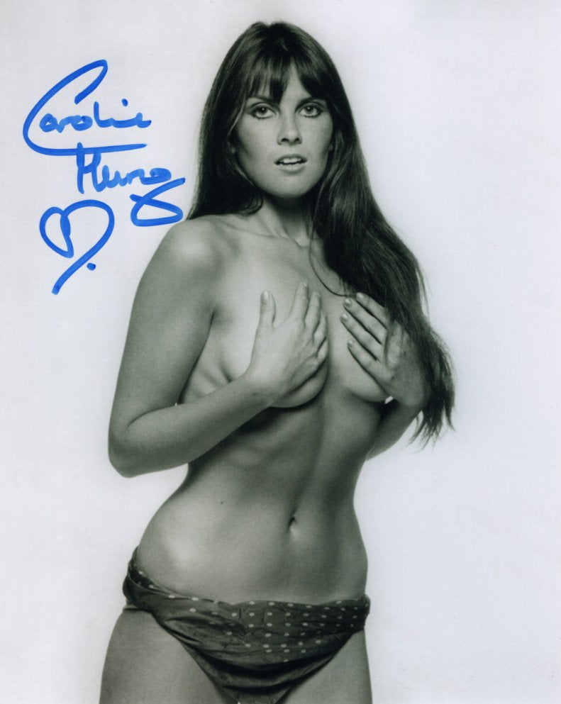 CAROLINE MUNRO - Naomi in The Spy Who Loved Me - James Bond Hand signed 10 x 8 photo