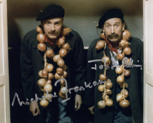 NICHOLAS FRANKAU & JOHN D COLLINS - Fairfax and Carstairs in Allo, Allo - double hand signed 10 x 8 photo