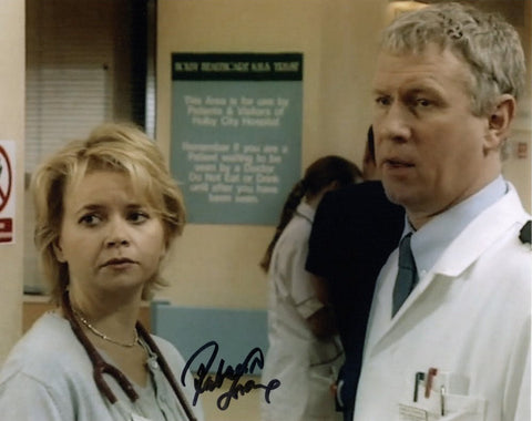 REBECCA LACEY - George Woodman in Casualty - hand signed 10 x 8 photo