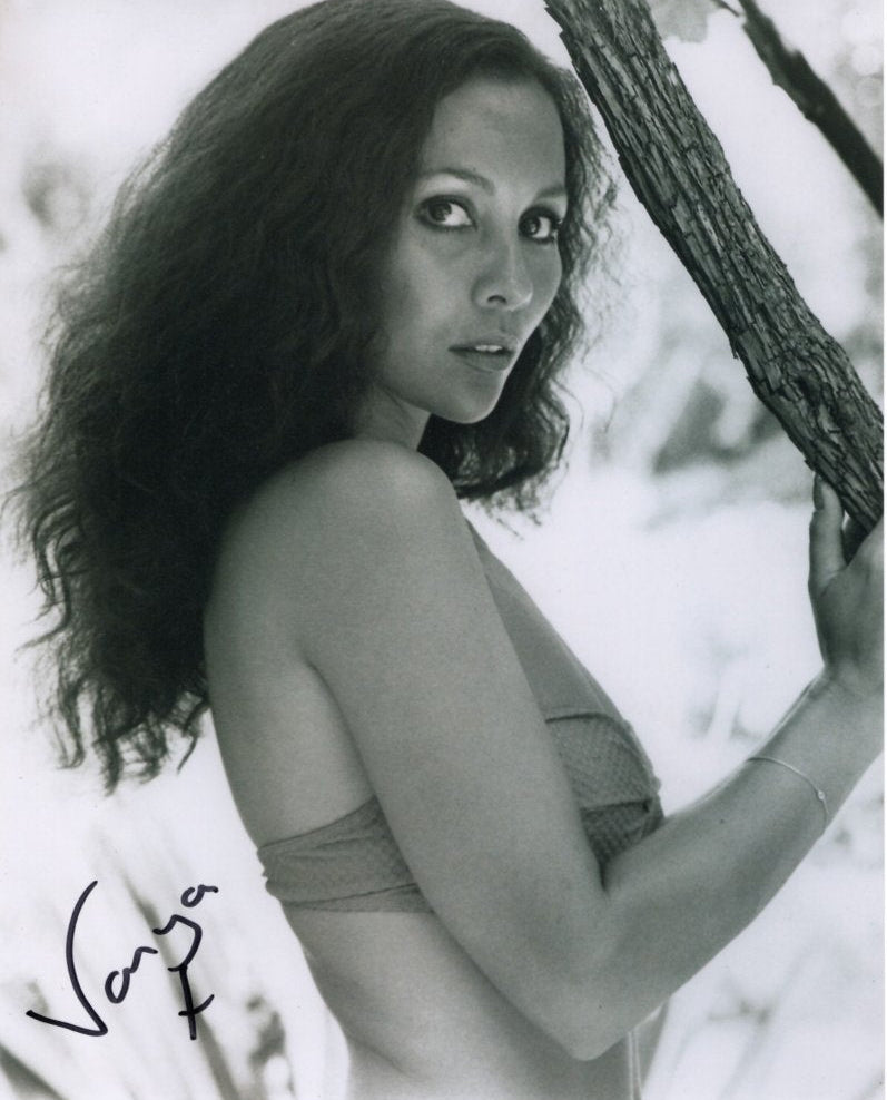 VANYA SEAGER - Pool Girl - James Bond - For Your Eyes Only hand signed 10 x 8 photo