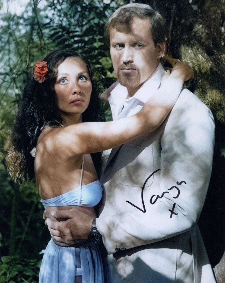 VANYA SEAGER - Pool Girl - James Bond - For Your Eyes Only hand signed 10 x 8 photo