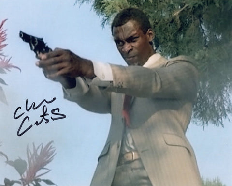 CLIVE CURTIS - Gonzalez James Bond - in For Your Eyes Only hand signed 10 x 8 photo