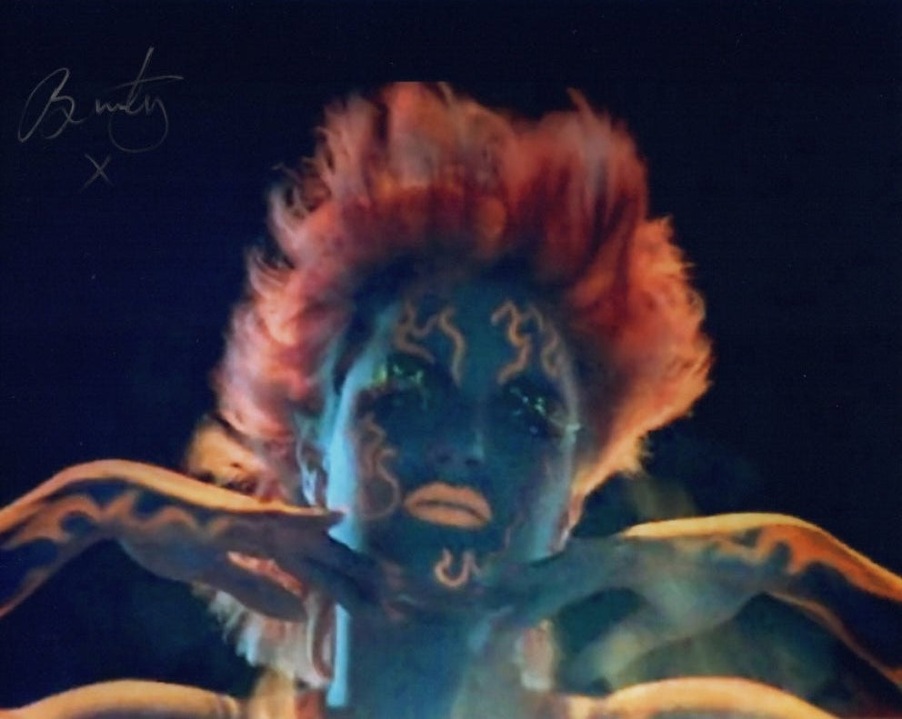 BUNTY BAILEY  - Girl in title Sequence in A View To A Kill- James Bond hand signed 10 x 8 photo