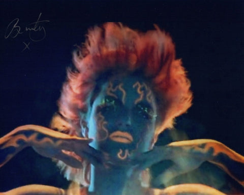 BUNTY BAILEY  - Girl in title Sequence in A View To A Kill- James Bond hand signed 10 x 8 photo