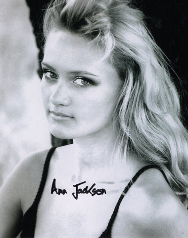 ANN JACKSON - Party girl in A View To A Kill - James Bond hand signed 10 x 8 photo