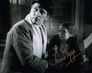 JANINA FAYE- Tania in Hammer's Dracula (1958) hand signed 10 x 8 photo