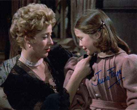 JANINA FAYE- Tania in Hammer's Dracula (1958) hand signed 10 x 8 photo
