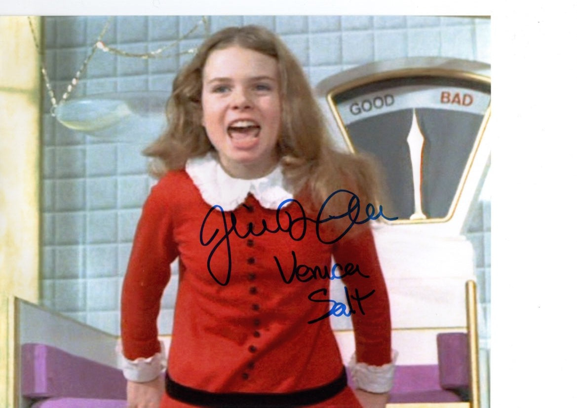 JULIE DAWN COLE - Veruca Salt - Willy Wonka & the Chocolate Factory hand signed 10 x 8 photo