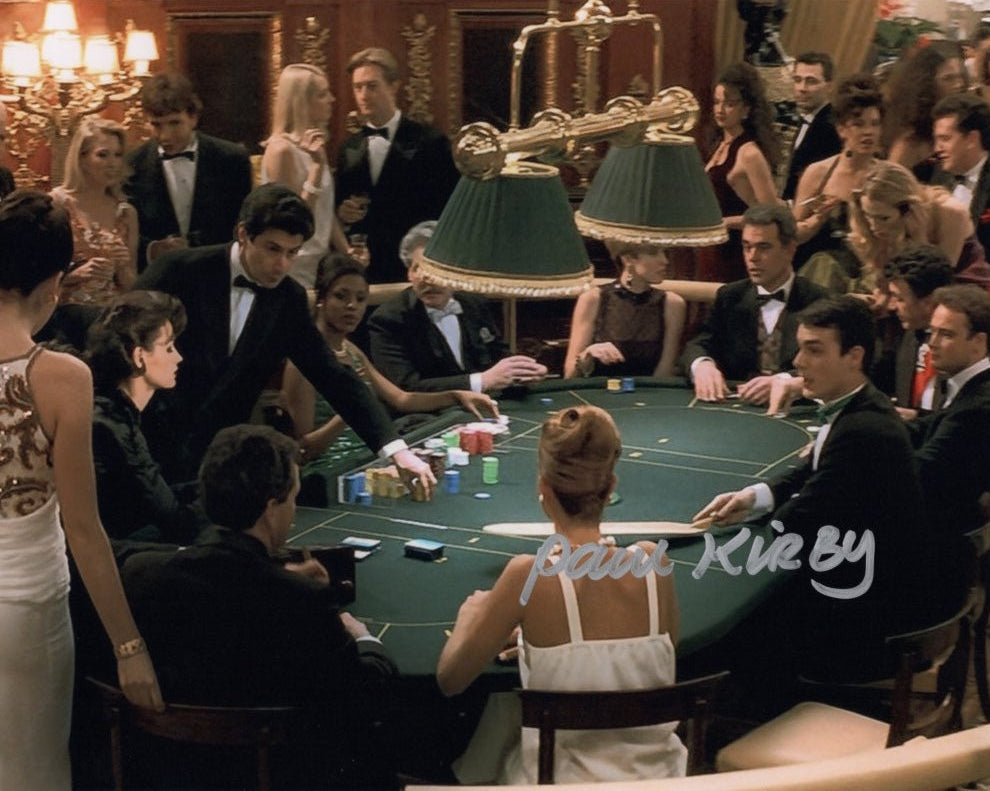 PAUL KIRBY - Casino Patron in Goldeneye - James Bond - hand signed 10 x 8 photo