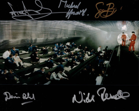HMS RANGER CREW - James Bond - The Spy Who Loved Me hand signed by 6 original cast - 10 x 8 Photo