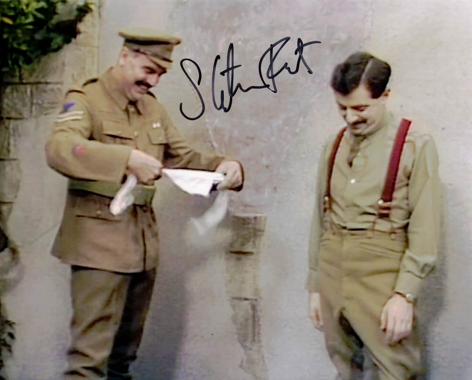 STEPHEN FROST - Corporal Jones in Blackadder Goes Forth - hand signed 10 x 8 photo