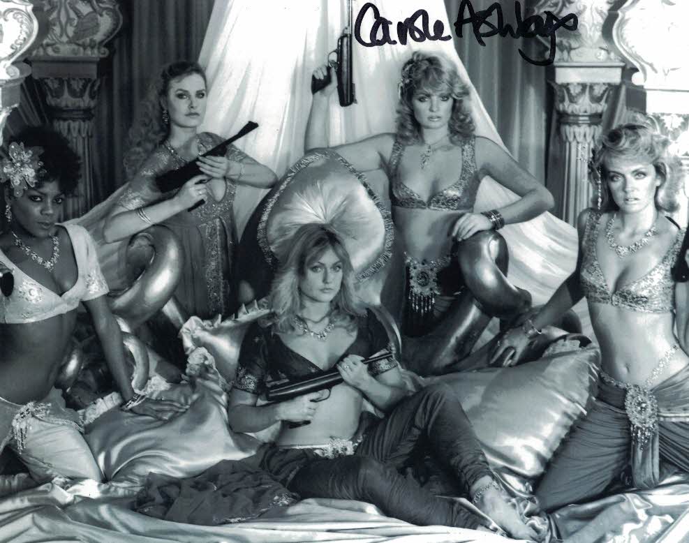 CAROLE ASHBY - Octopussy Girl- Octopussy - James Bond - hand signed 10 x 8 photo