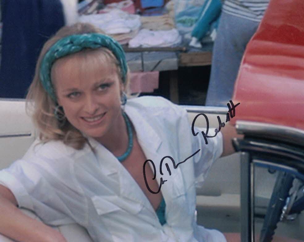 CATHERINE RABETT - Liz in The Living Daylights hand signed 10 x 8 phot ...