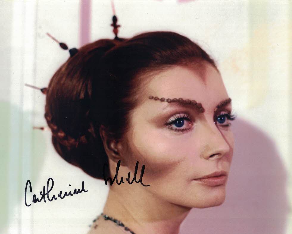 CATHERINE SCHELL - Maya in Space 1999 hand signed 10 x 8 photo