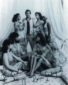 Harem Girls in The Living Daylights signed x 2