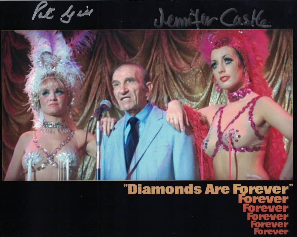 Shady Tree's Acorns signed x 2 in Diamonds Are Forever hand signed 10 x 8 photo