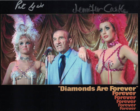 Shady Tree's Acorns signed x 2 in Diamonds Are Forever hand signed 10 x 8 photo